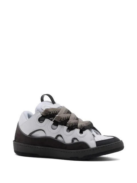 Lanvin Curb oversized-lace sneakers