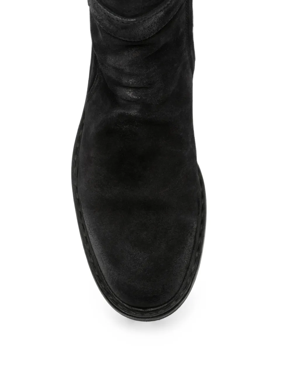 Officine Creative Concept buckled leather boots Zwart