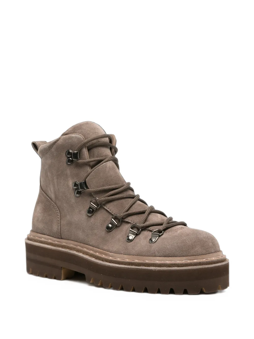 Officine Creative Blossom lace-up boots Bruin