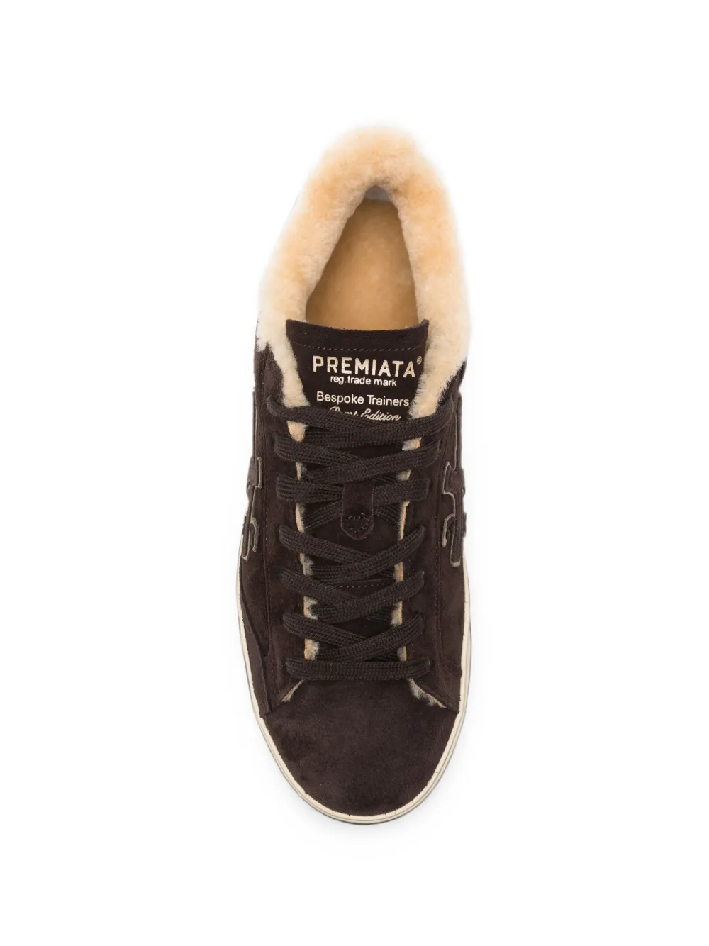 Premiata Steven shearling-lined sneakers Bruin