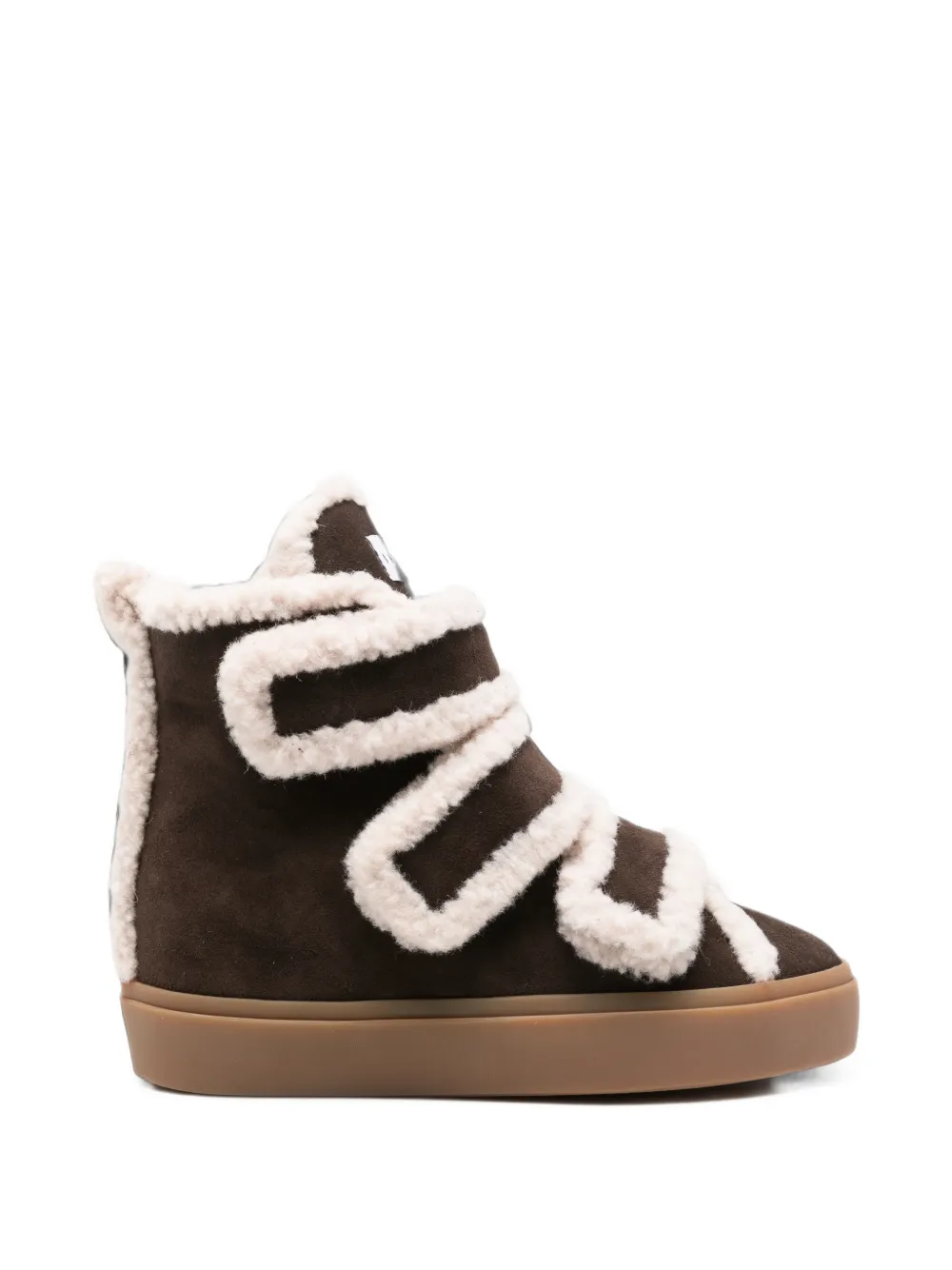 Inuikii Shearling touch-strap boots