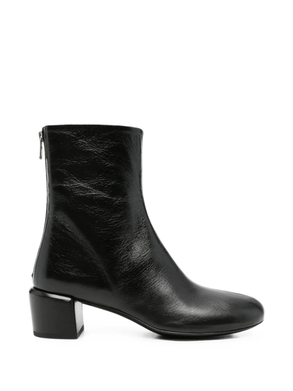 Officine Creative Flore leather ankle boots Zwart
