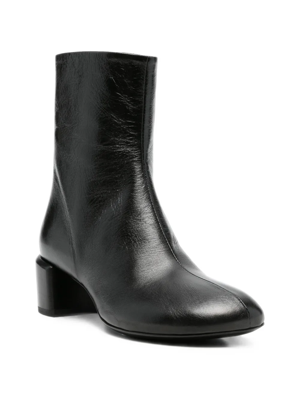 Officine Creative Flore leather ankle boots Zwart