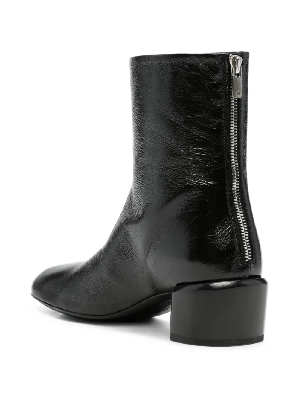 Officine Creative Flore leather ankle boots Zwart