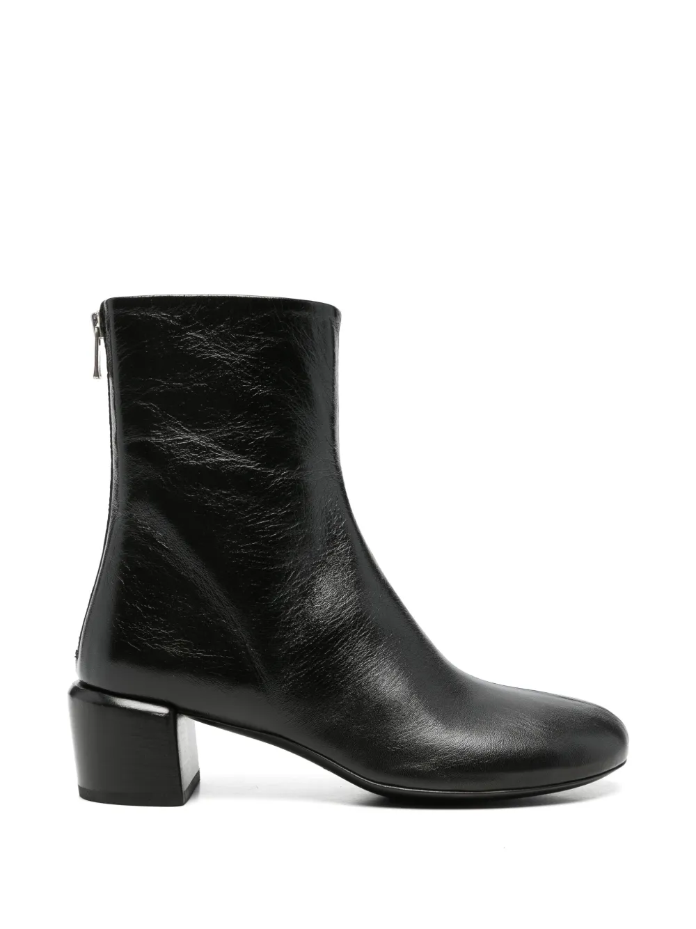 Officine Creative Flore leather ankle boots Zwart