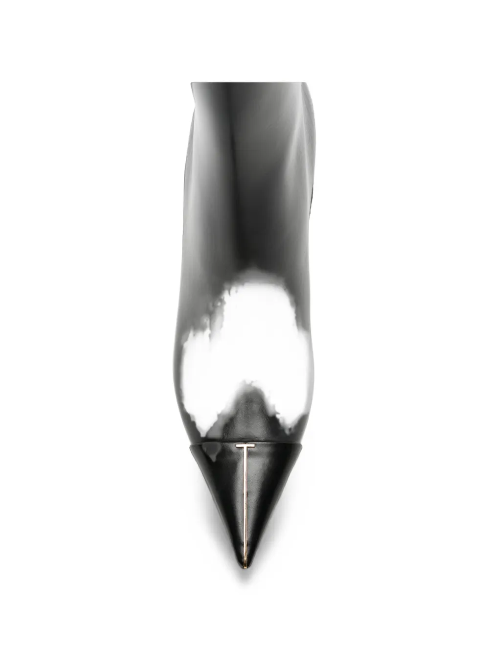 TOM FORD metal-tip pointed-toe ankle boots Zwart