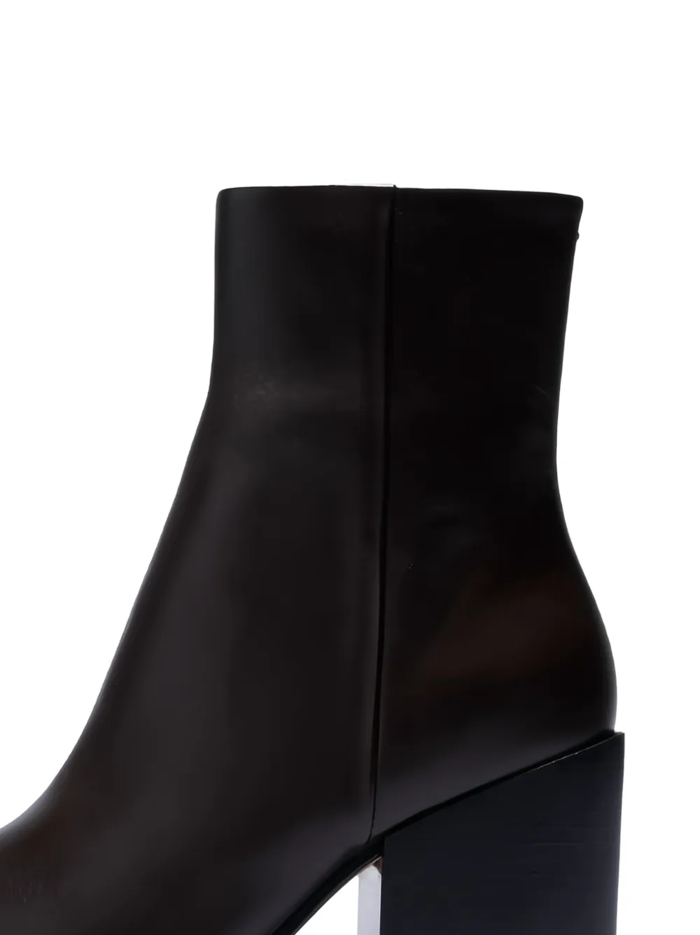 Aeyde Leandra block-heel ankle boots Bruin