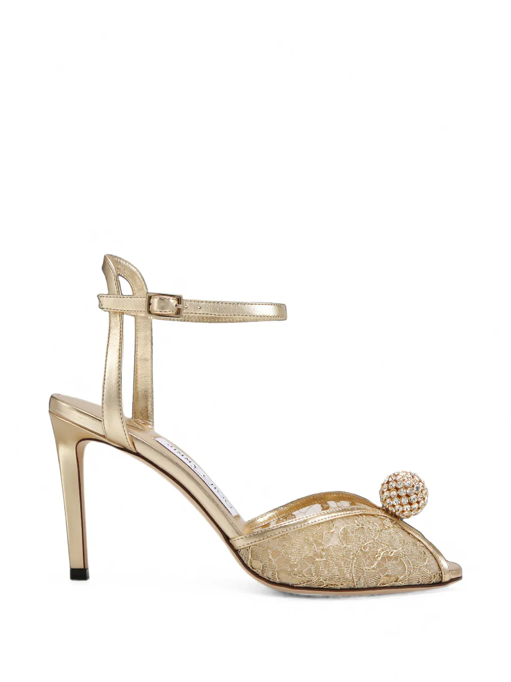 Jimmy Choo Sandali Sacora con decorazione - Toni neutri