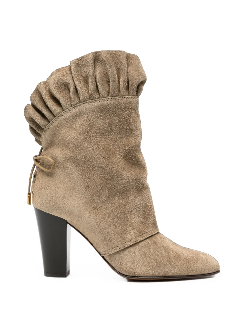 Chloé Anouk ruffled ankle boots