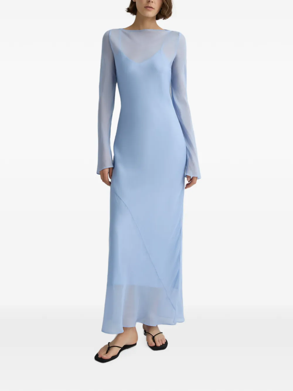 BONDI BORN bias-cut silk dress
