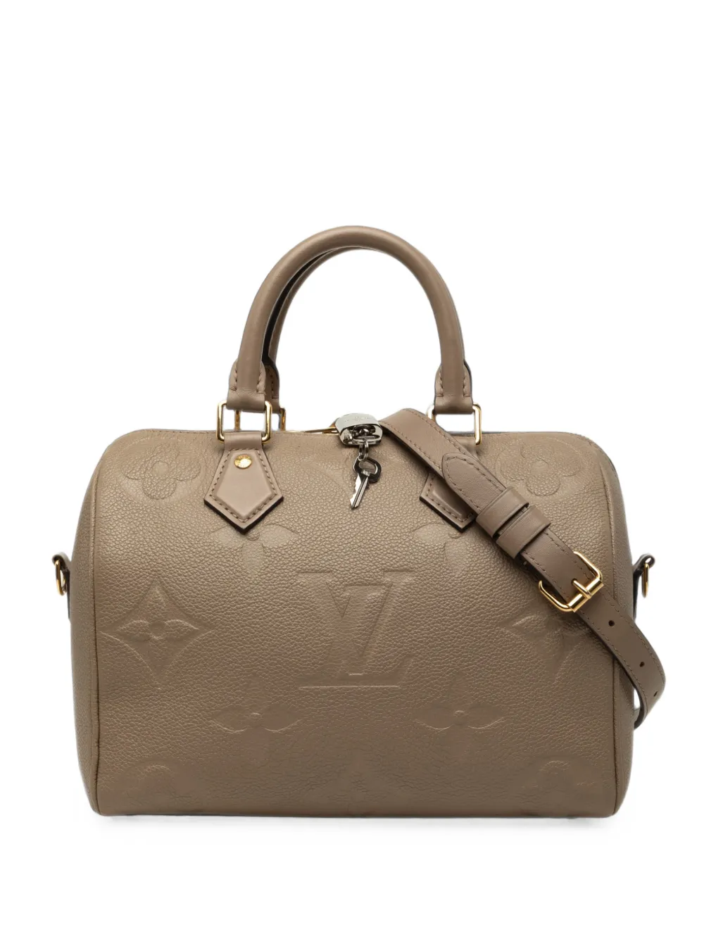 Louis Vuitton Pre-Owned 2021-2026 Monogram Empreinte Speedy Bandouliere 25 satchel - Marrone