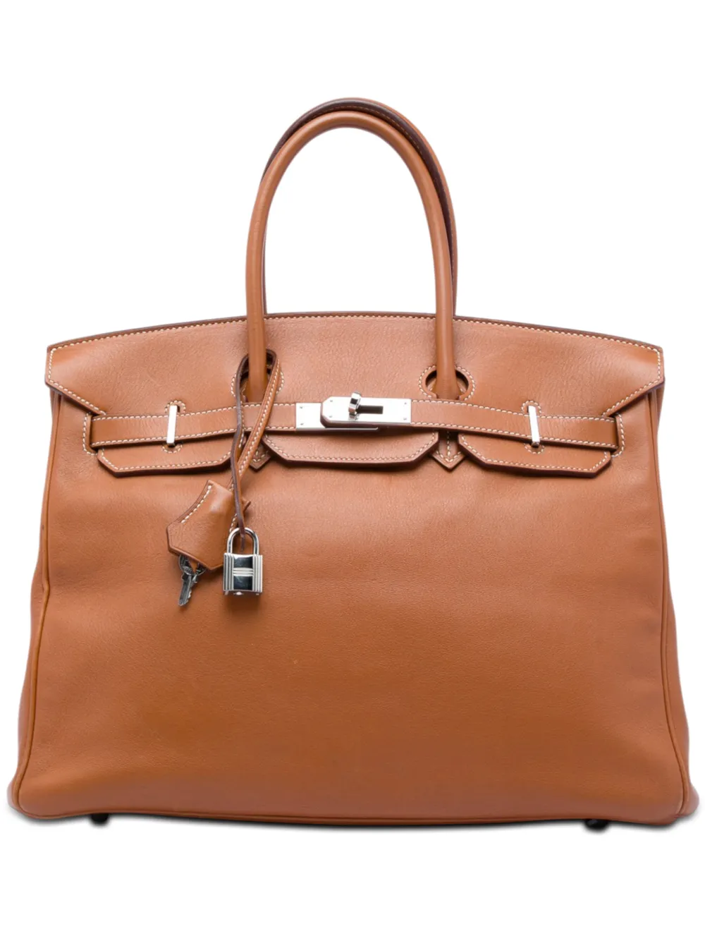 Hermès Pre-Owned 2006 Tadelakt Birkin Retourne 35 handbag - Braun