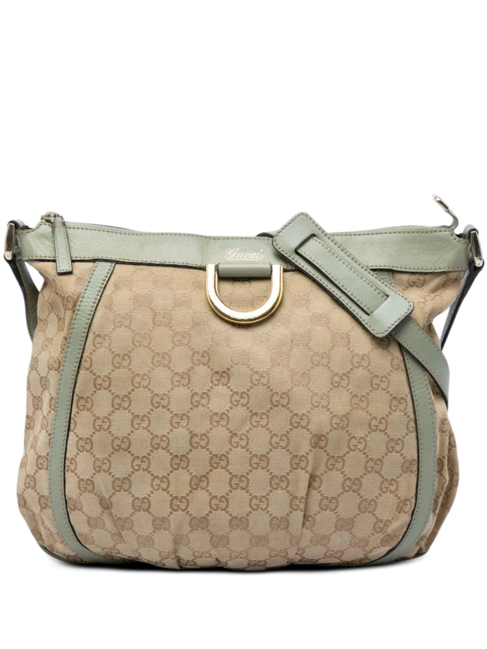 Gucci Pre-Owned 2000-2015 GG Canvas Abbey D Ring crossbody bag - Verde
