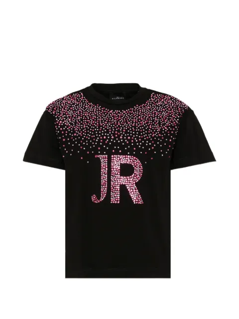 John Richmond Junior rhinestone-embellished T-shirt