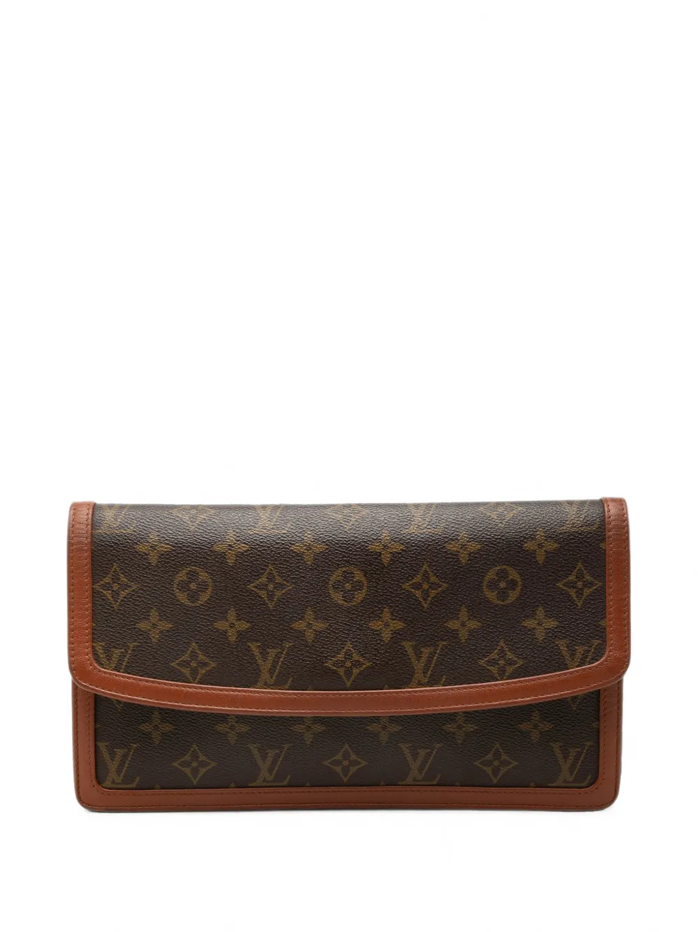 Louis Vuitton Pre-Owned 1996 Monogram Pochette Dame GM clutch bag - Marrone