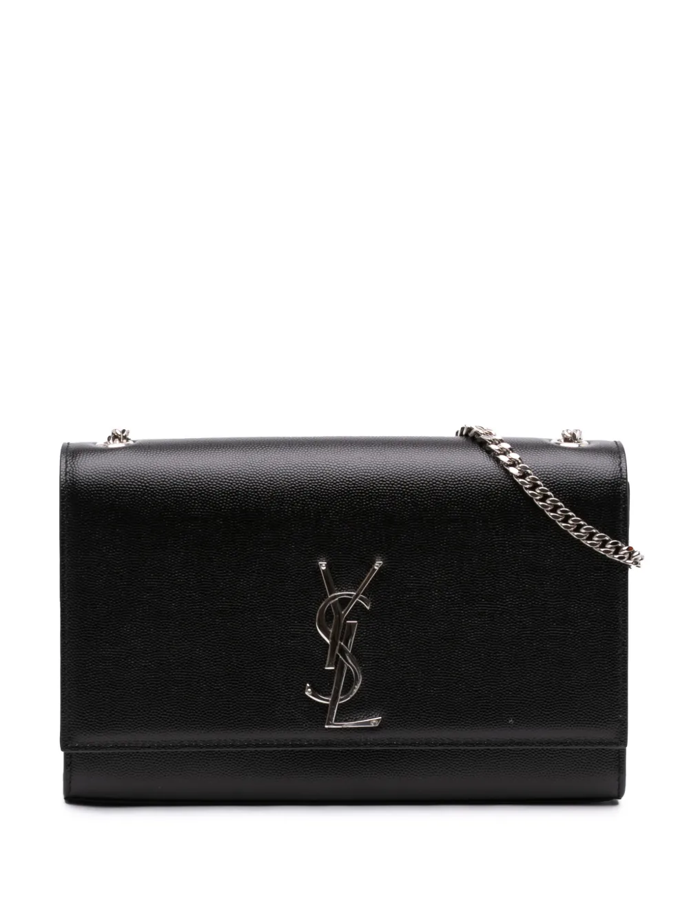 Saint Laurent Pre-Owned 2013 Medium Grain De Poudre Monogram Kate crossbody bag - Schwarz