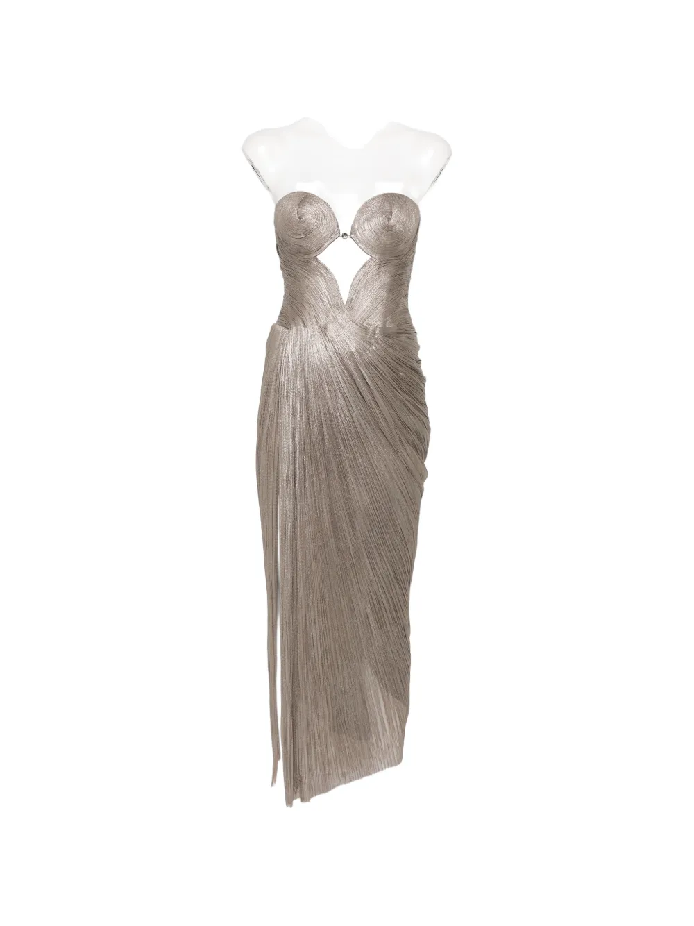 Maria Lucia Hohan cut-out lace-up maxi dress - Braun