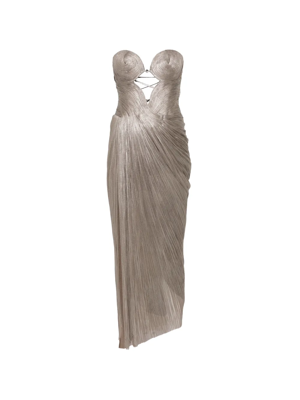 Maria Lucia Hohan cut-out lace-up maxi dress Bruin