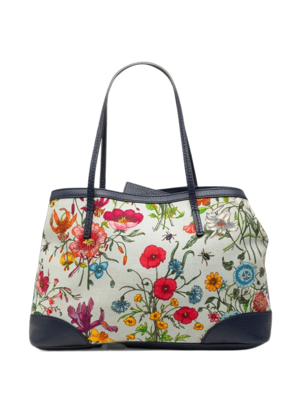 Gucci Pre-Owned 2000-2015 Medium Canvas Flora tote bag - Weiß