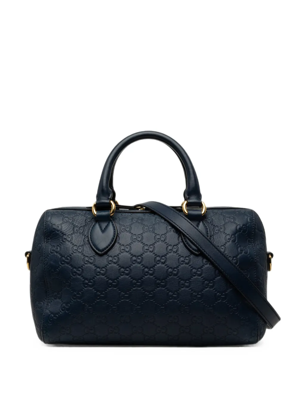 Gucci Pre-Owned 2000-2015 Guccissima Boston Bag satchel - Blau