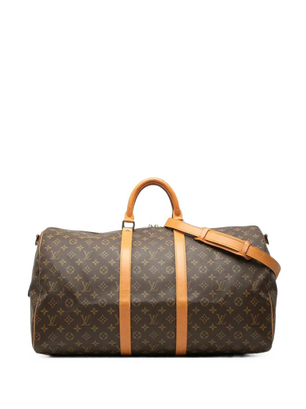 Louis Vuitton Pre-Owned 1990 Monogram Keepall Bandouliere 55 travel bag - Marrone