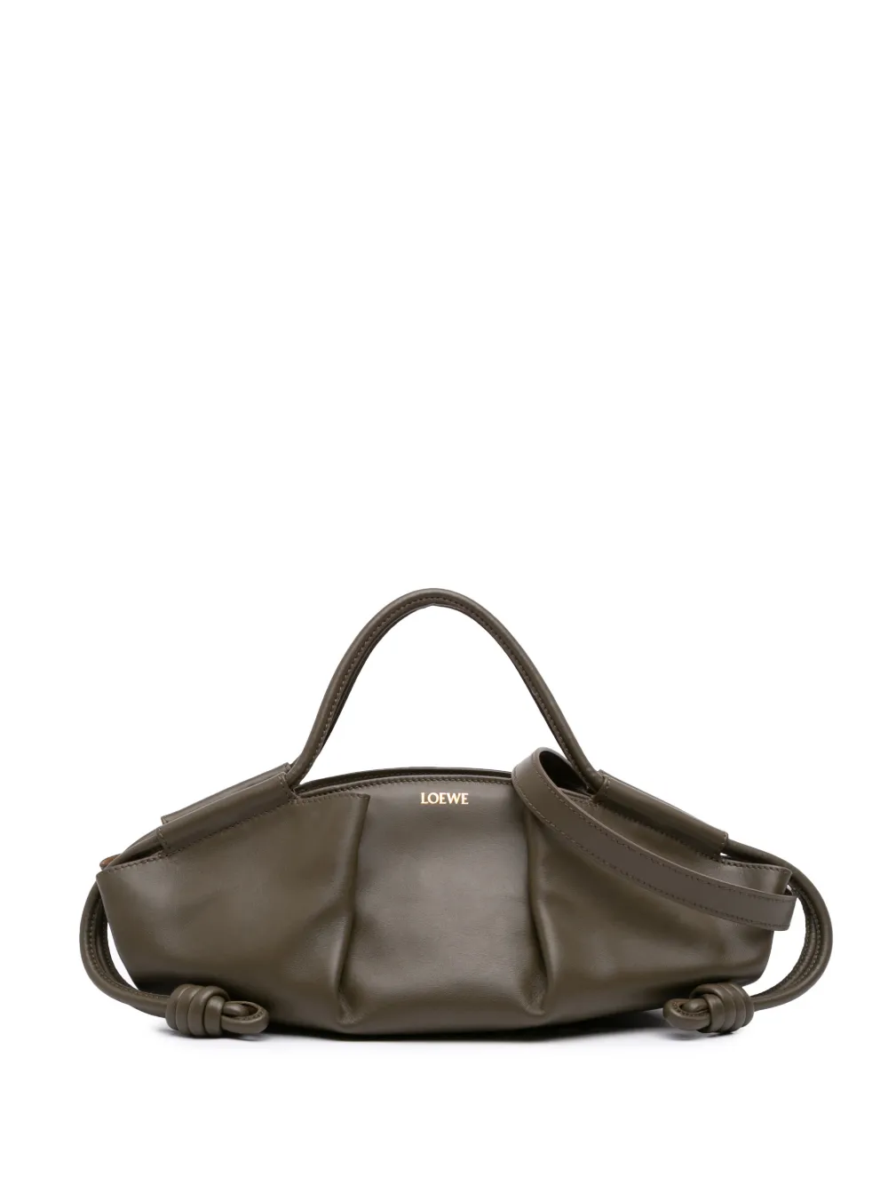 Loewe Pre-Owned 2023 Small Nappa Paseo satchel - Braun