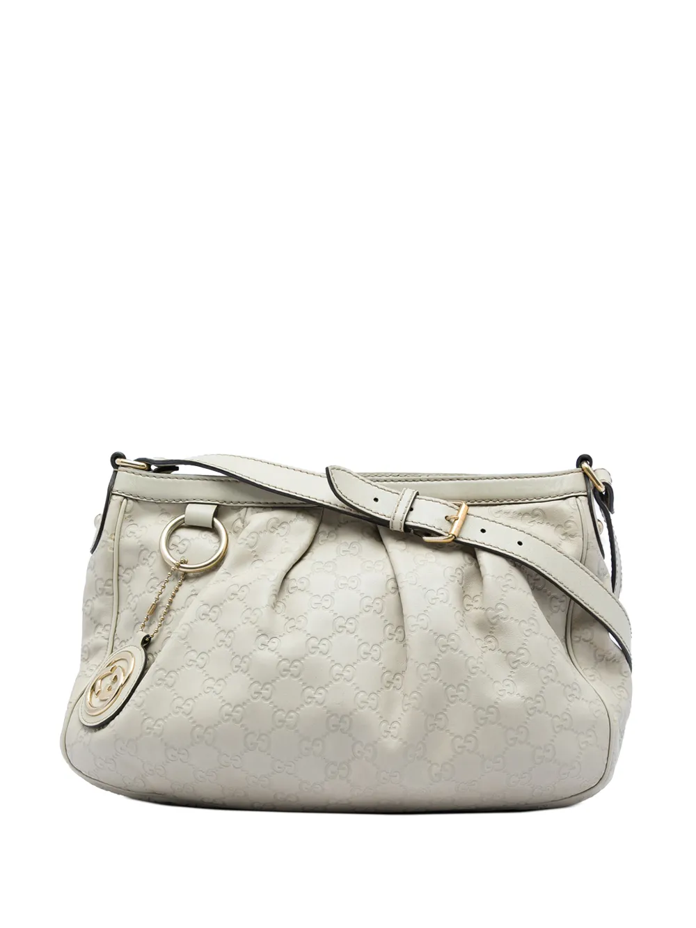 Gucci Pre-Owned 2016-2026 Guccissima Sukey crossbody bag - Bianco