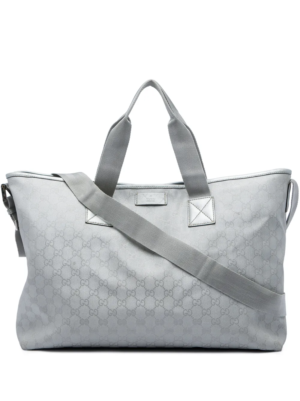 Gucci Pre-Owned 2016-2026 GG Canvas satchel - Grigio