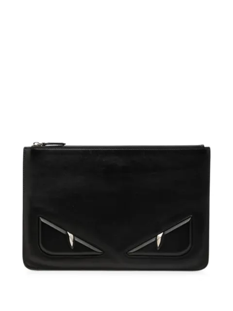Fendi Pre-Owned bolso de mano Monster de piel con cremallera 2010-2026