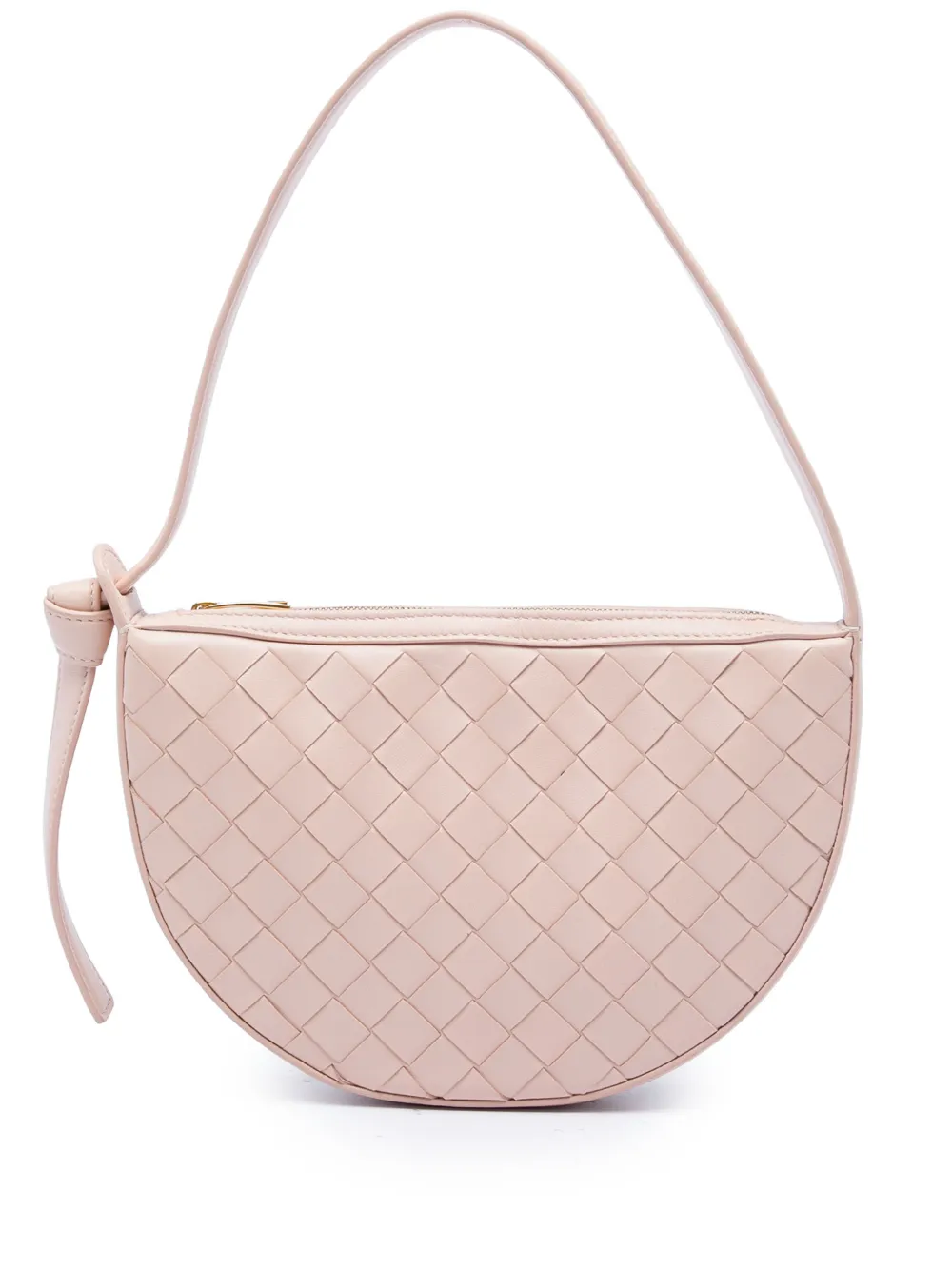 Bottega Veneta Pre-Owned 2012-2026 Mini Leather Intrecciato Sunrise Hobo shoulder bag - Rosa