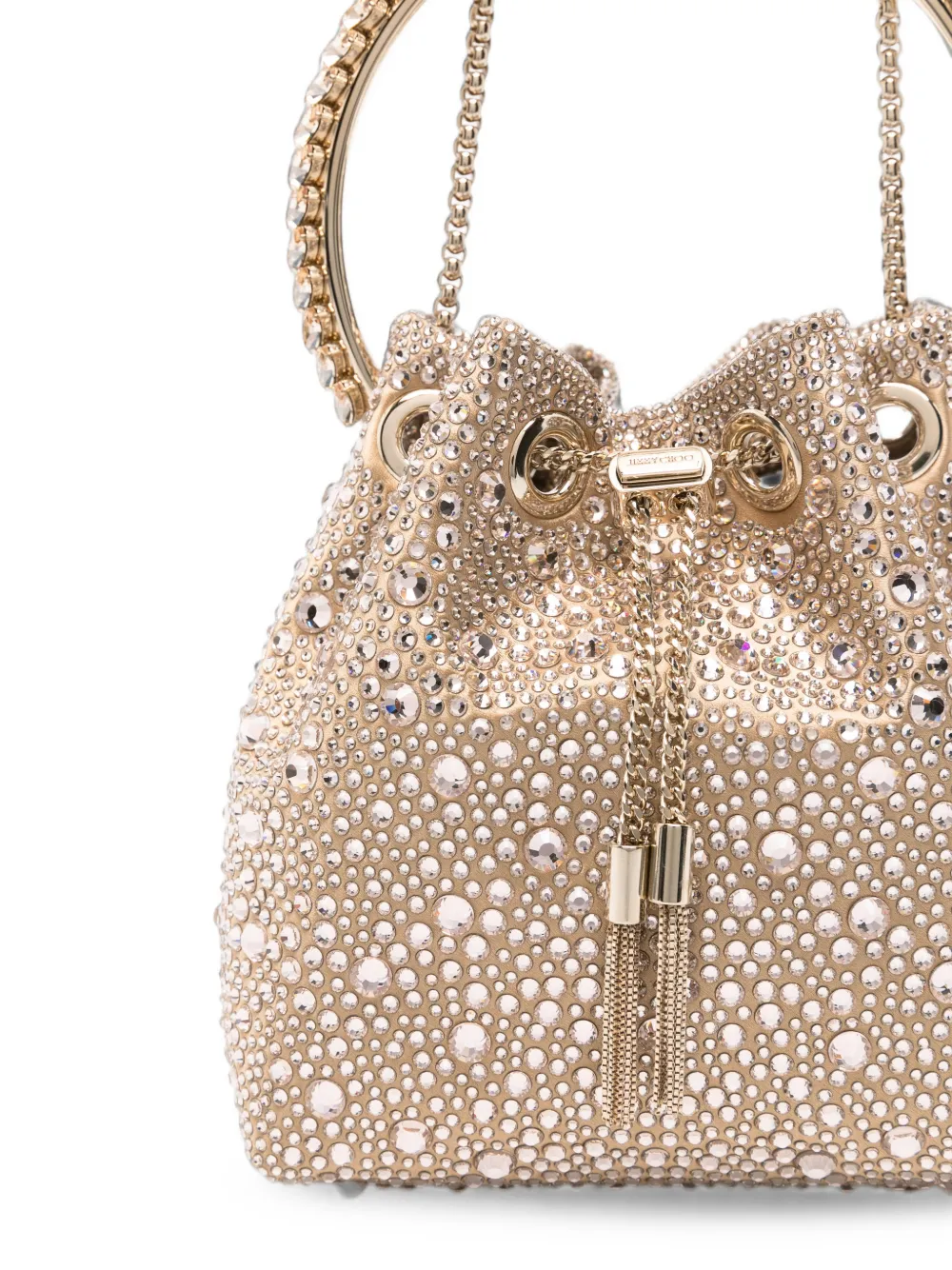 Jimmy Choo Bon bucket-tas Goud