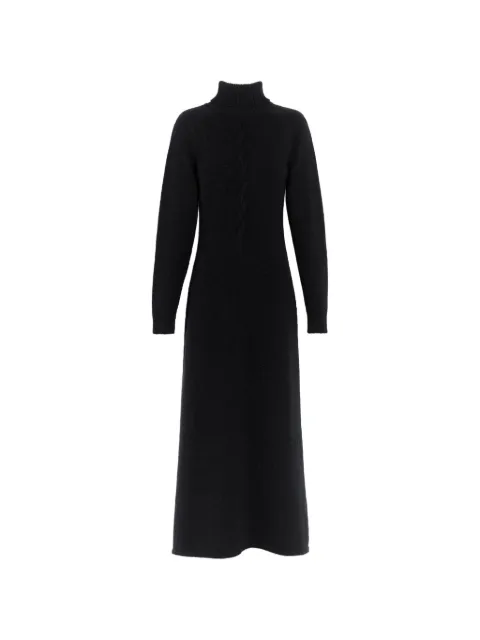 Barrie cable-knit roll-neck maxi dress