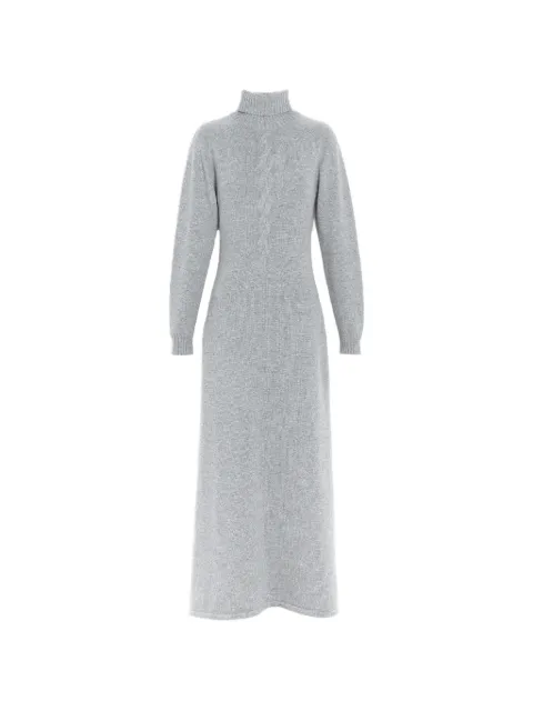 Barrie maxi cable-knit roll-neck dress