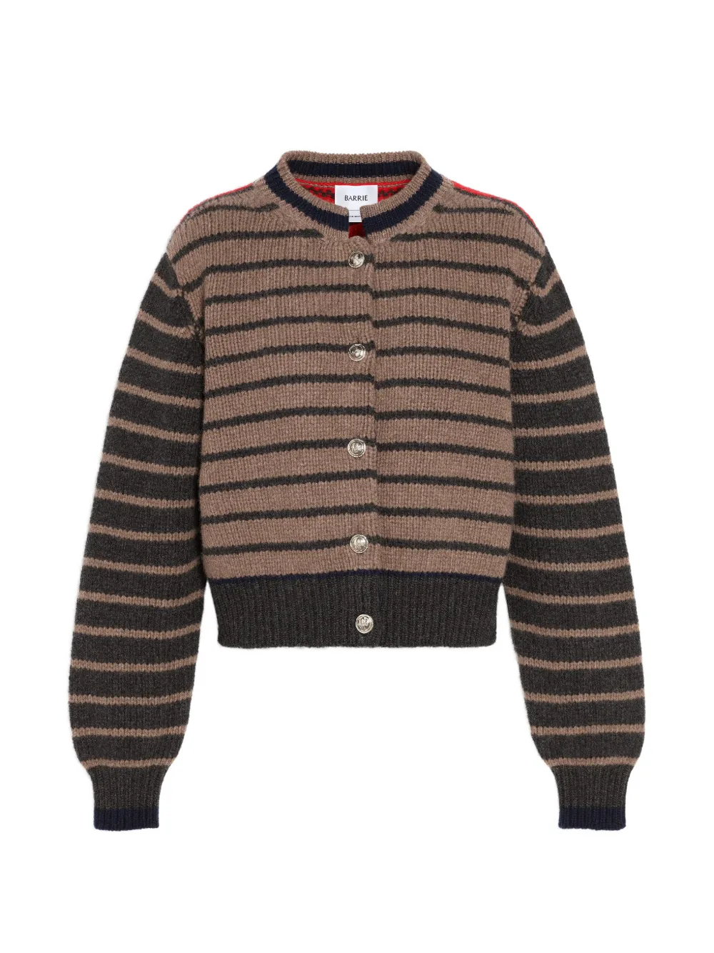 Barrie Cardigan a righe - Marrone