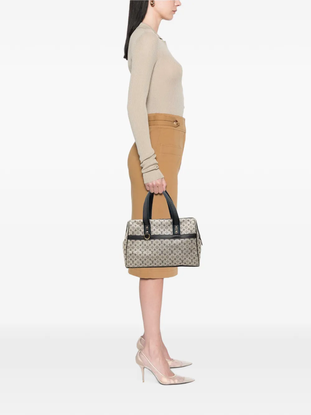 Louis Vuitton Pre-Owned 2002 Monogram Mini Lin Josephine GM handbag - Grigio