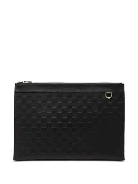 Louis Vuitton Pre-Owned 2019 Damier Infini Pochette Discovery GM clutch bag