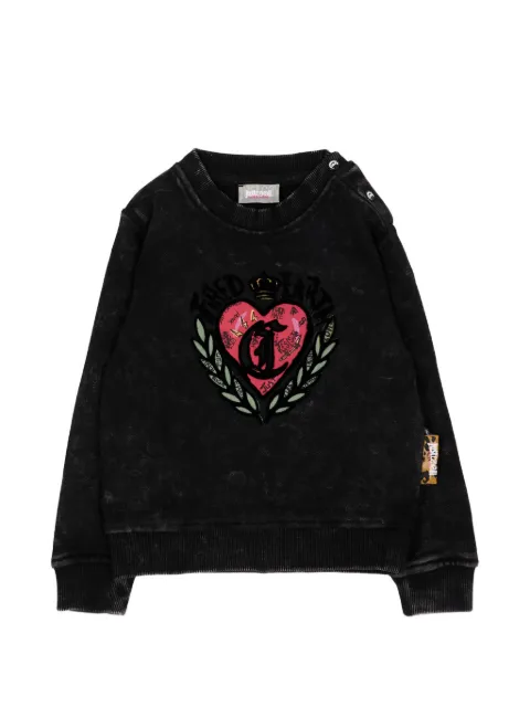 Just Cavalli Kids sudadera con estampado gráfico