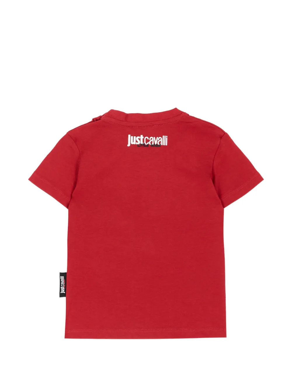 Just Cavalli Kids T-shirt met logopatch Rood
