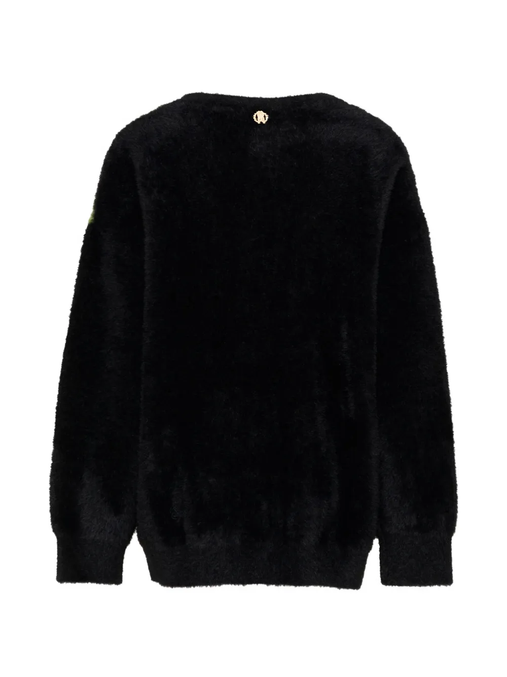 Roberto Cavalli Junior Trui met luipaard-intarsia Zwart