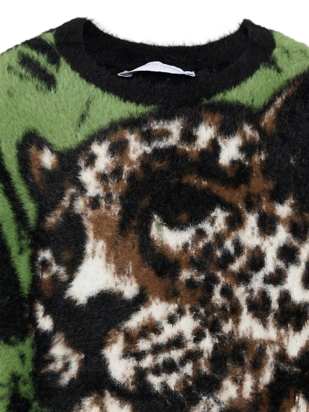 Roberto Cavalli Junior Trui met luipaard-intarsia Zwart