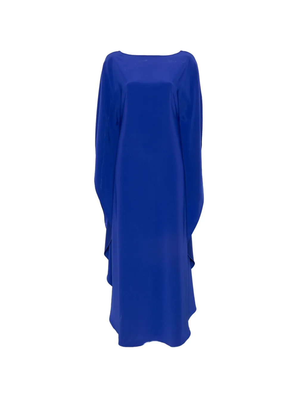 Gianluca Capannolo Iris cape-style slit-sleeve maxi dress - Blu