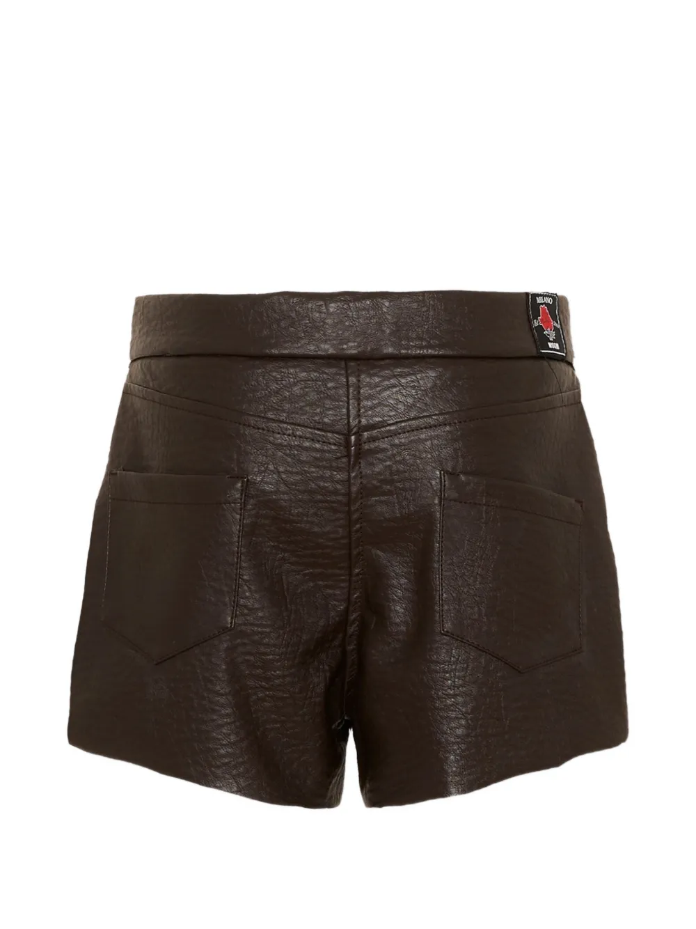 MSGM Kids Shorts met geborduurd logo Bruin