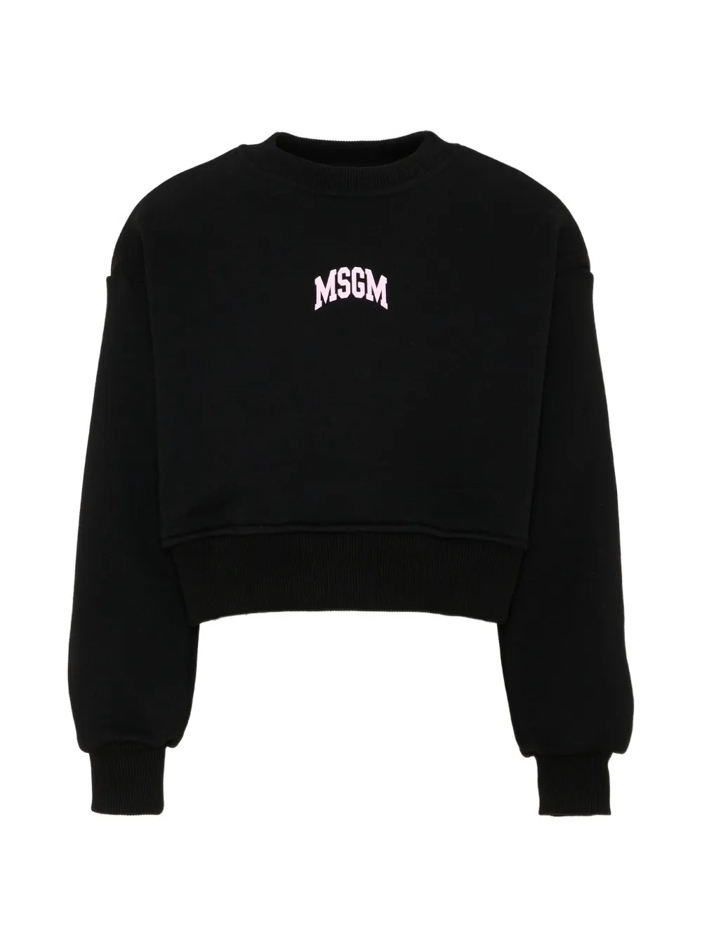 MSGM Kids logo-print sweatshirt - Nero