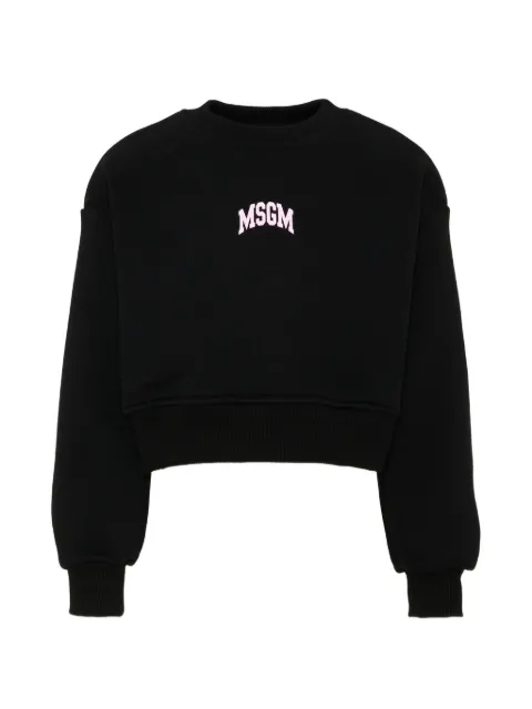 MSGM Kids ロゴ スウェットシャツ