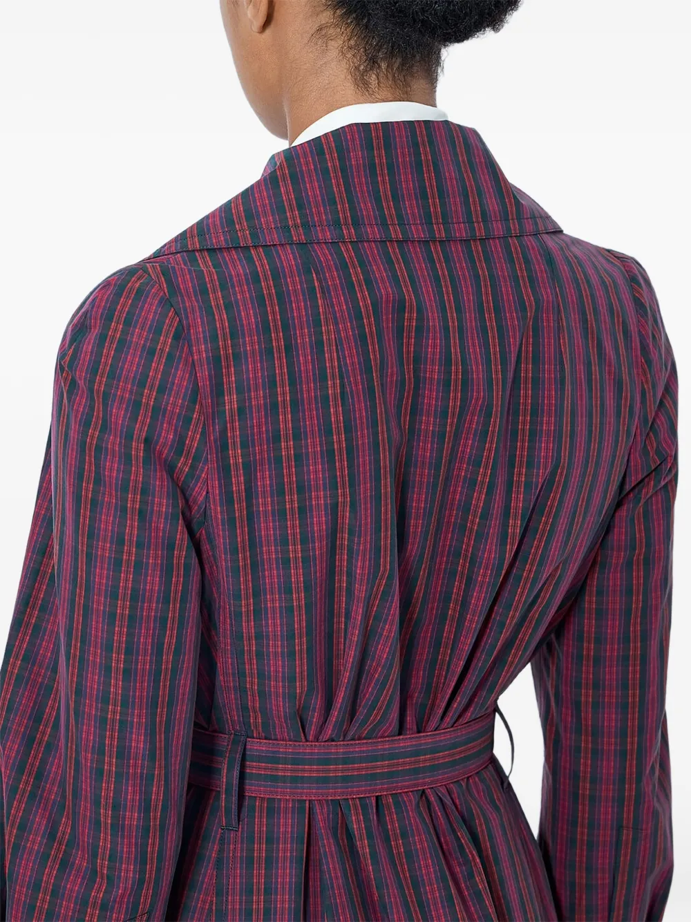 Vivienne Westwood Trenchcoat met ceintuur en knopen Rood
