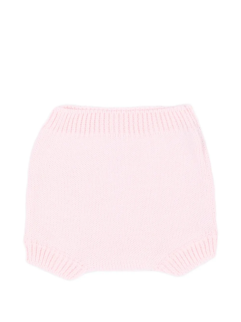 Little Bear knitted virgin-wool bloomers - Rosa