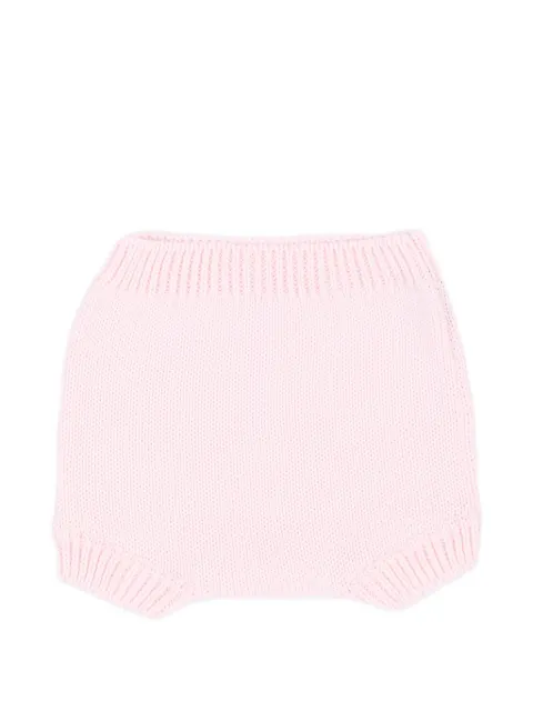 Little Bear knitted virgin-wool bloomers