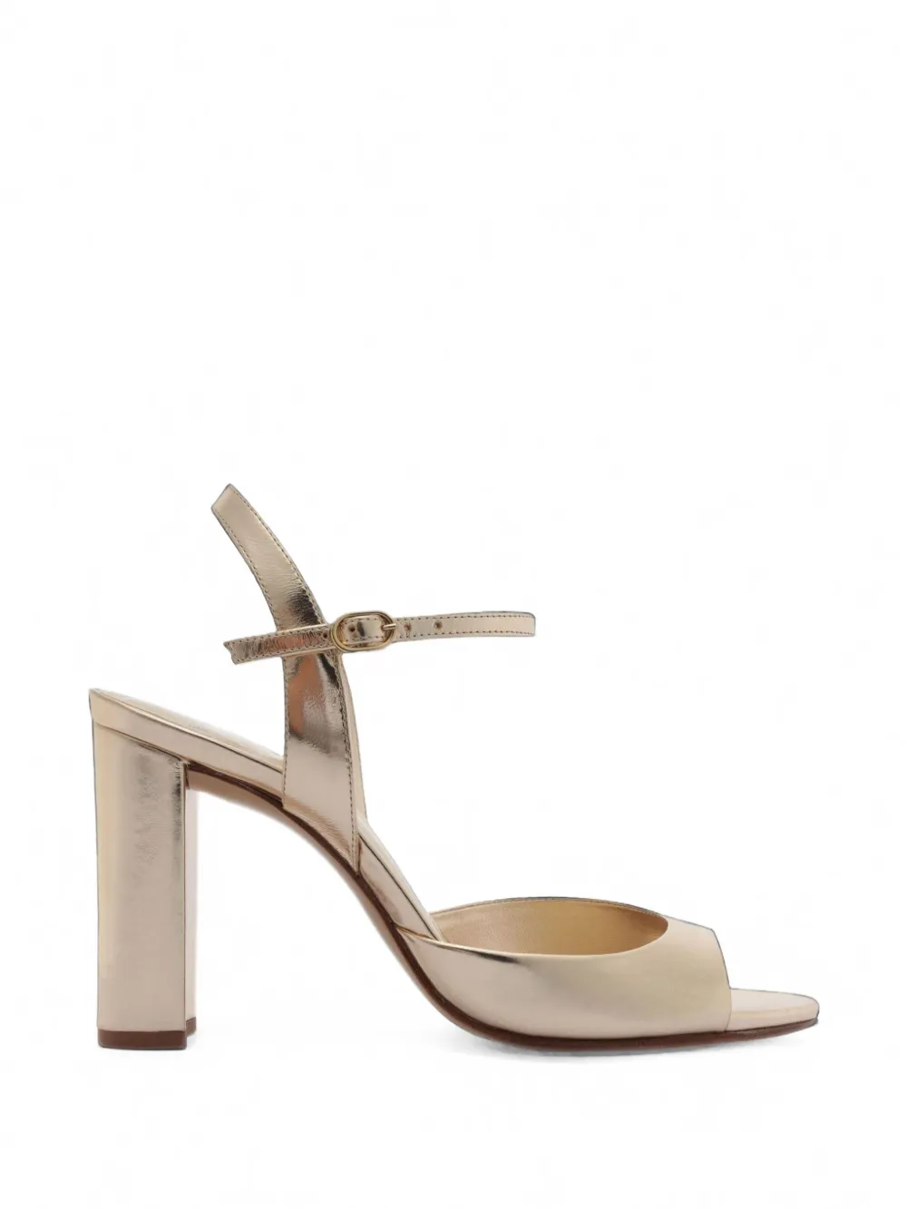Alexandre Birman Sandali Amy in pelle metallizzata - Oro