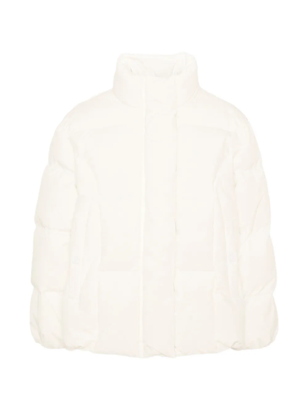 TRUSSARDI JUNIOR padded high-neck jacket - Bianco