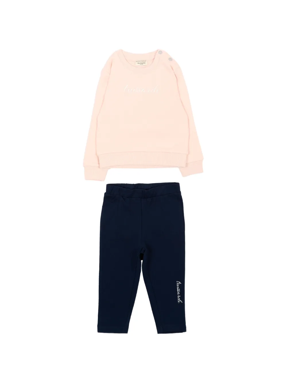 TRUSSARDI JUNIOR logo-print track tracksuit - Rosa